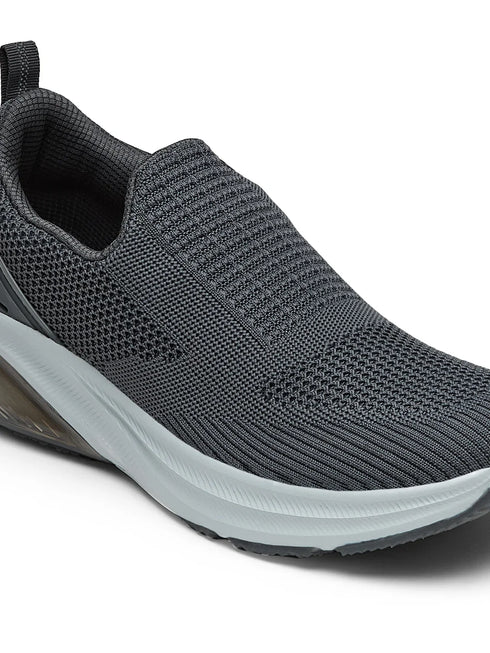 PORIUM Grey Men's Walking Shoes